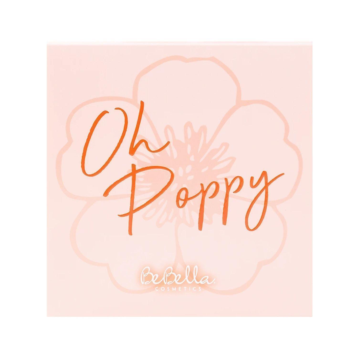 Pack Paleta De Sombras Oh Poppy De BeBella Cosmetics + Set 12 Brochas Holo Fun y Estuche Beauty Creations-2