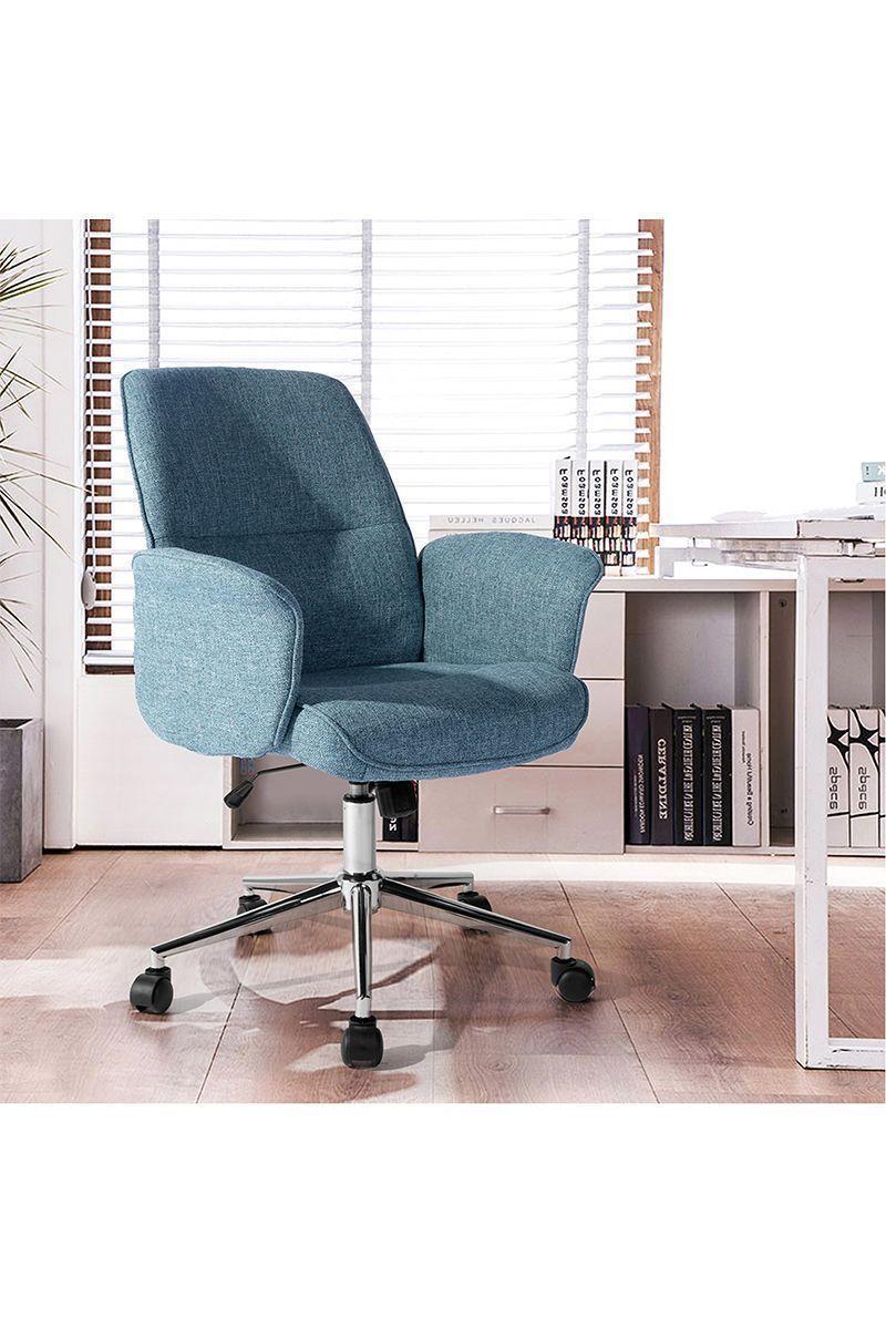 Silla de Escritorio Altura Ajustable Teodora Azul-1