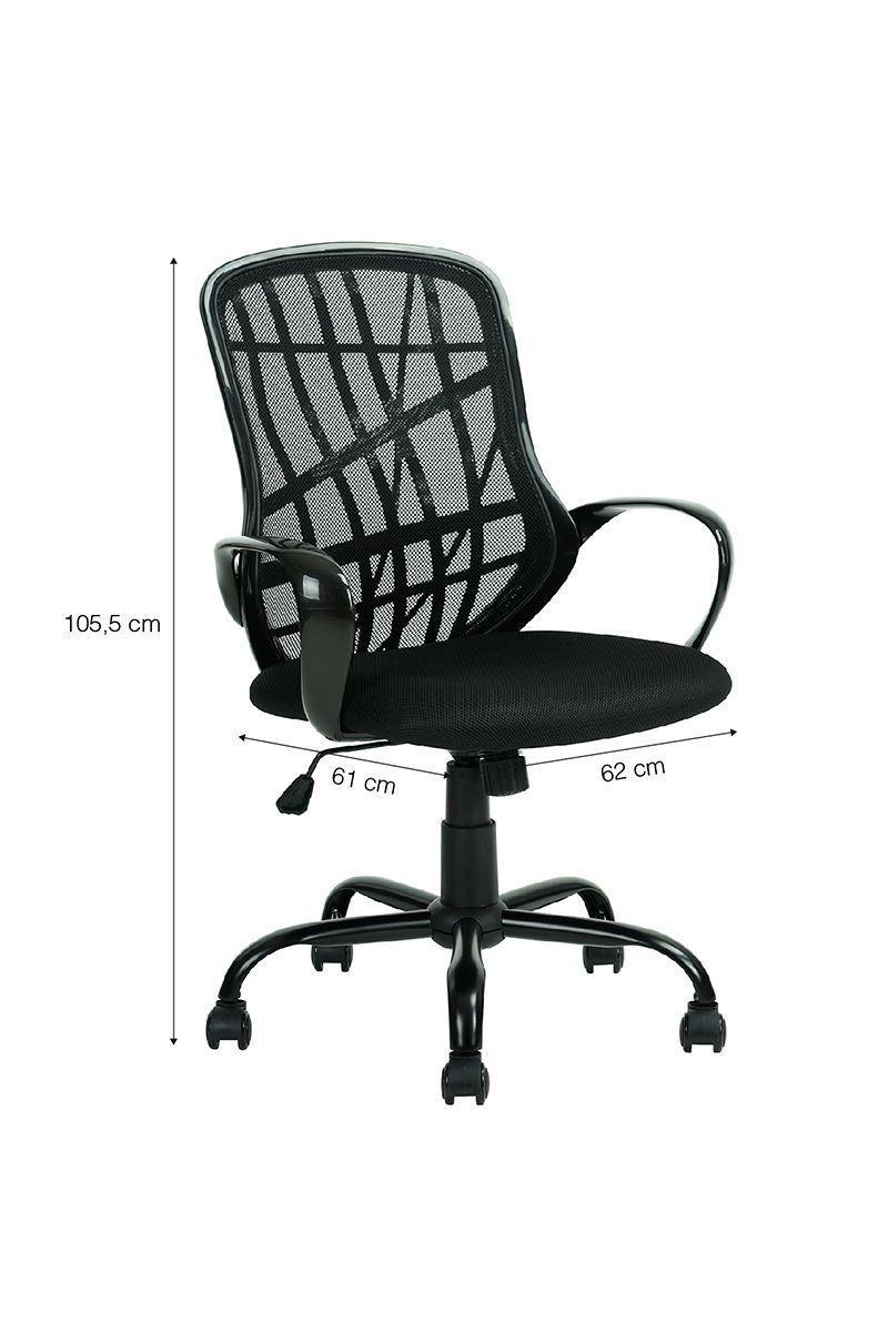 Silla de Escritorio Arena Negro-2