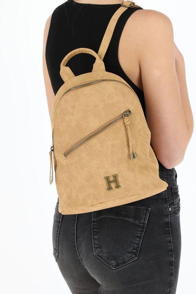 Mochila Camel Trigal Costa Humana-3