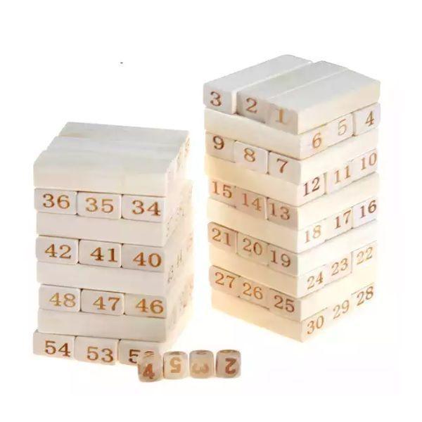 Bloques 54 piezas Juguetes de construcción -1