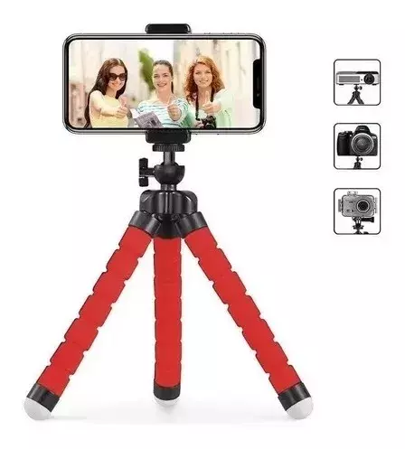 Mini Tripode Celular Selfie Flexible Pod Giratorio-1