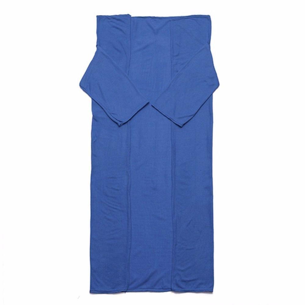 Manta De Polar Con Mangas Azul-2