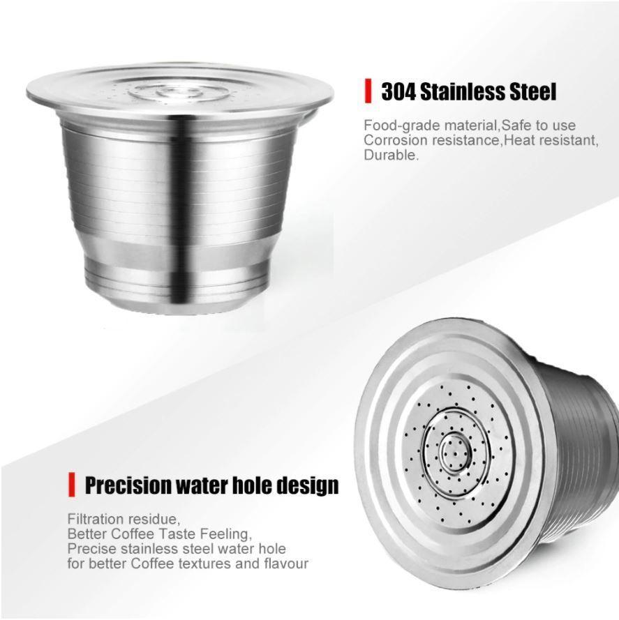 Cápsulas Reutilizables De Acero Para Nespresso Icafilas-2