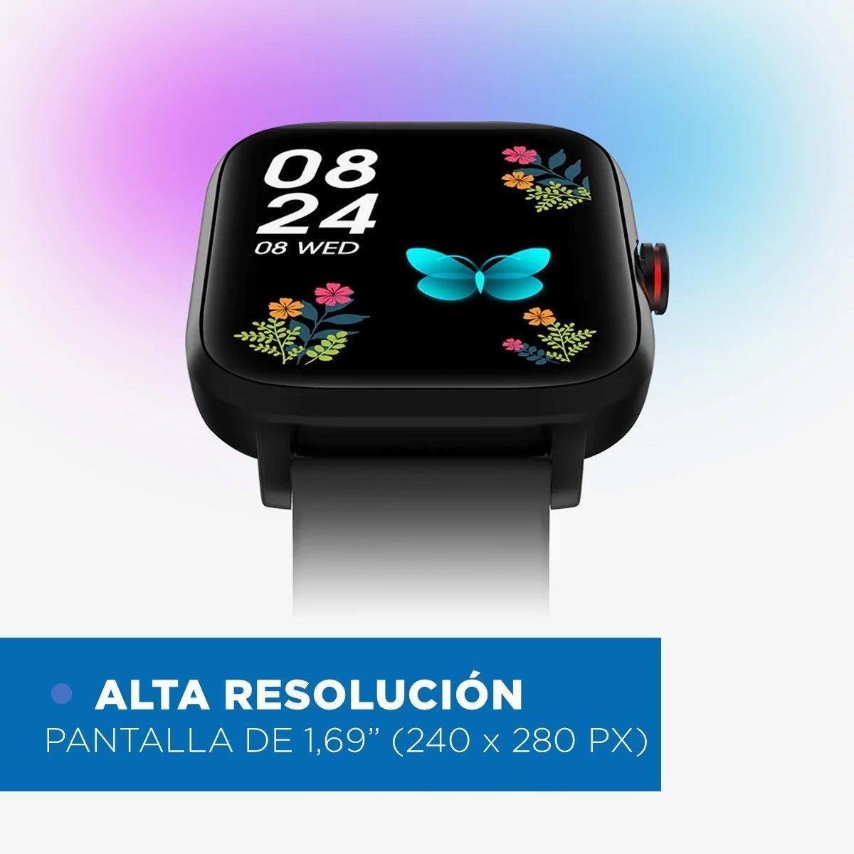 Reloj Inteligente Smartwatch Deportivo Linkon Mujer Hombre Negro-1