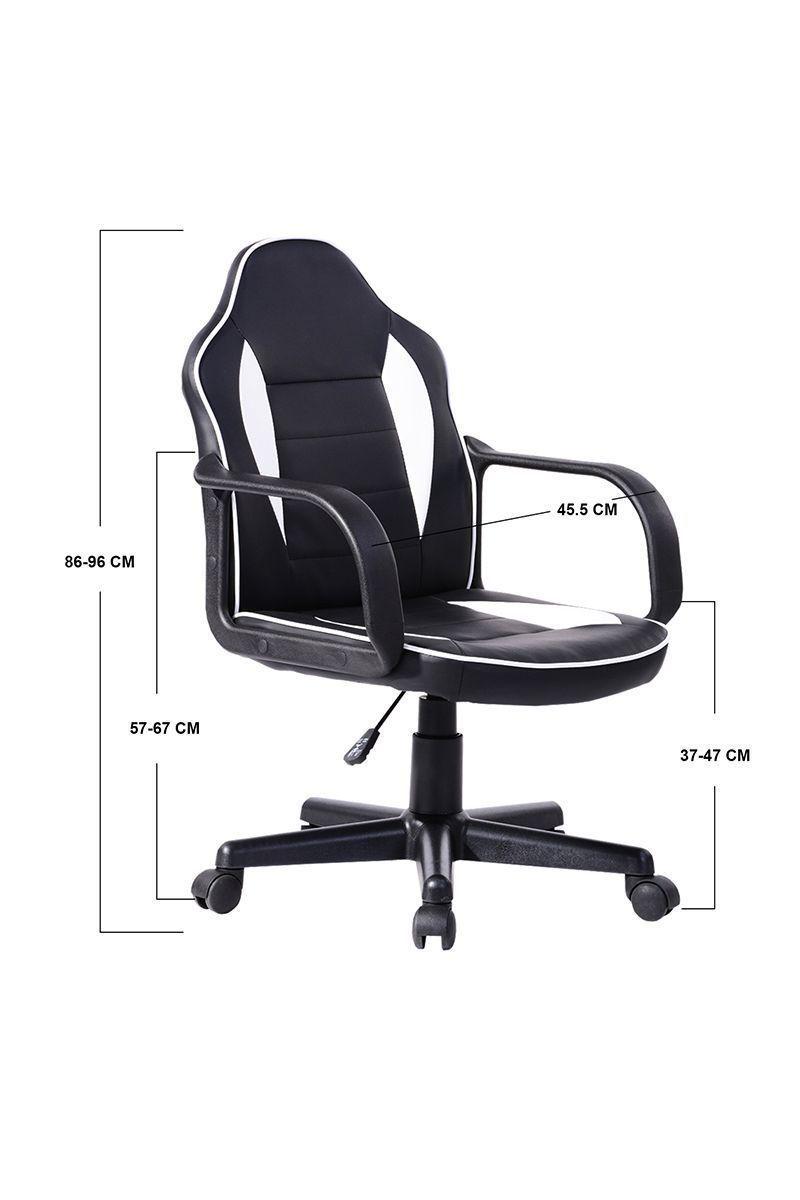 Silla Gamer Racer Ergonómica Escritorio - Blanco-2