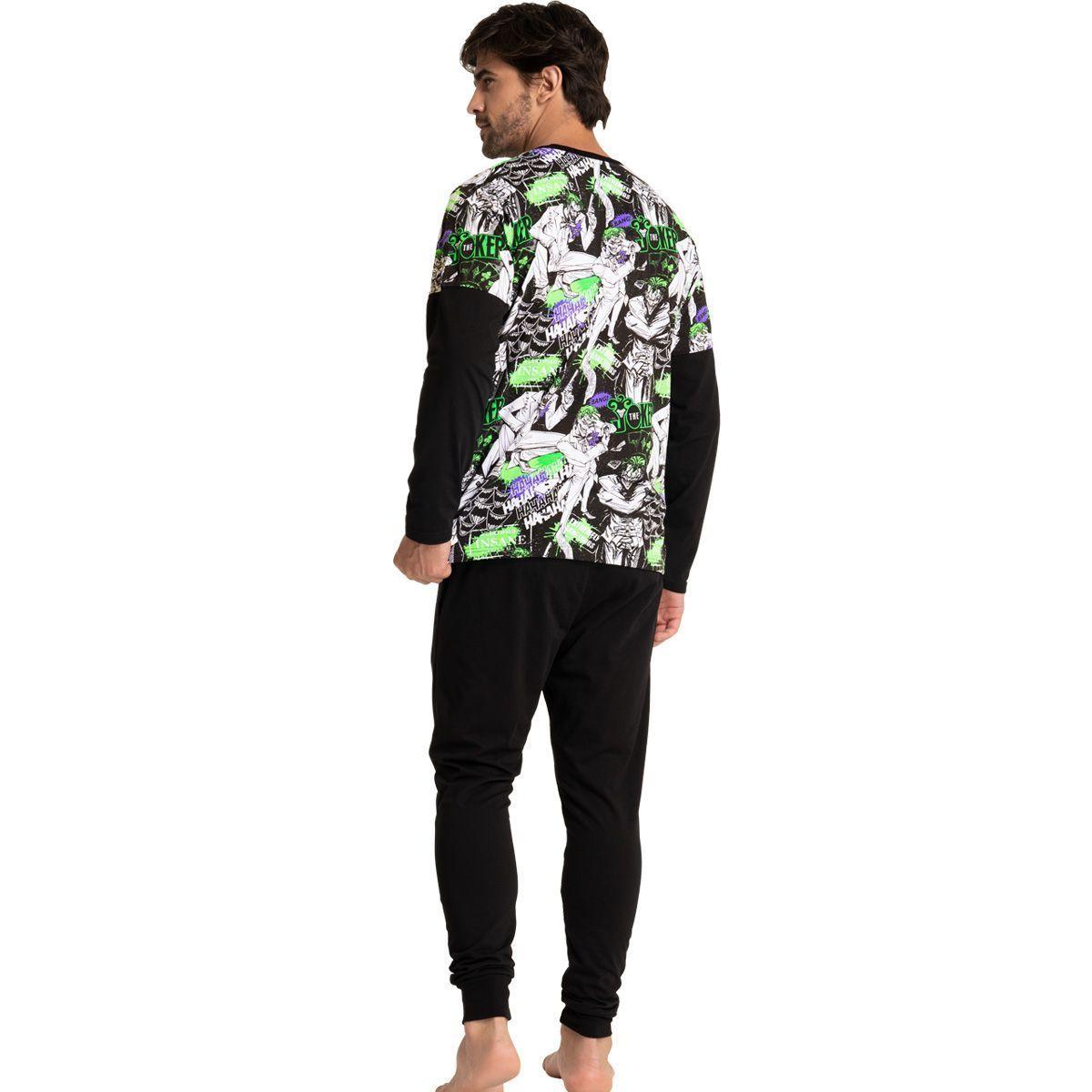 Pijama Algodón Invierno Hombre JOKER Top-1