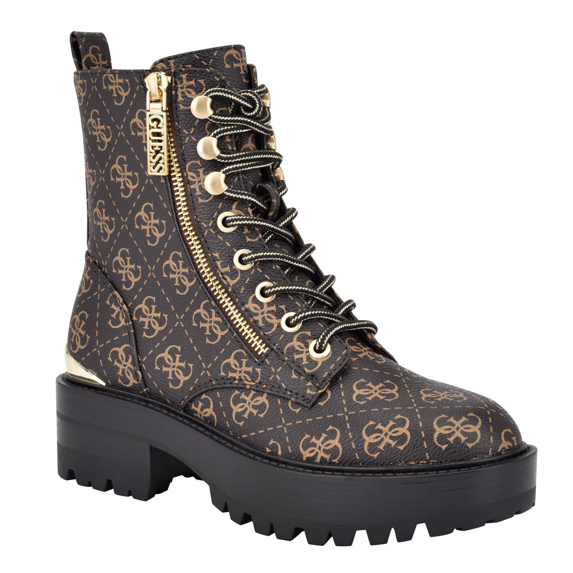 Botines Guess Gwfearne Brmll CAFÉ-0