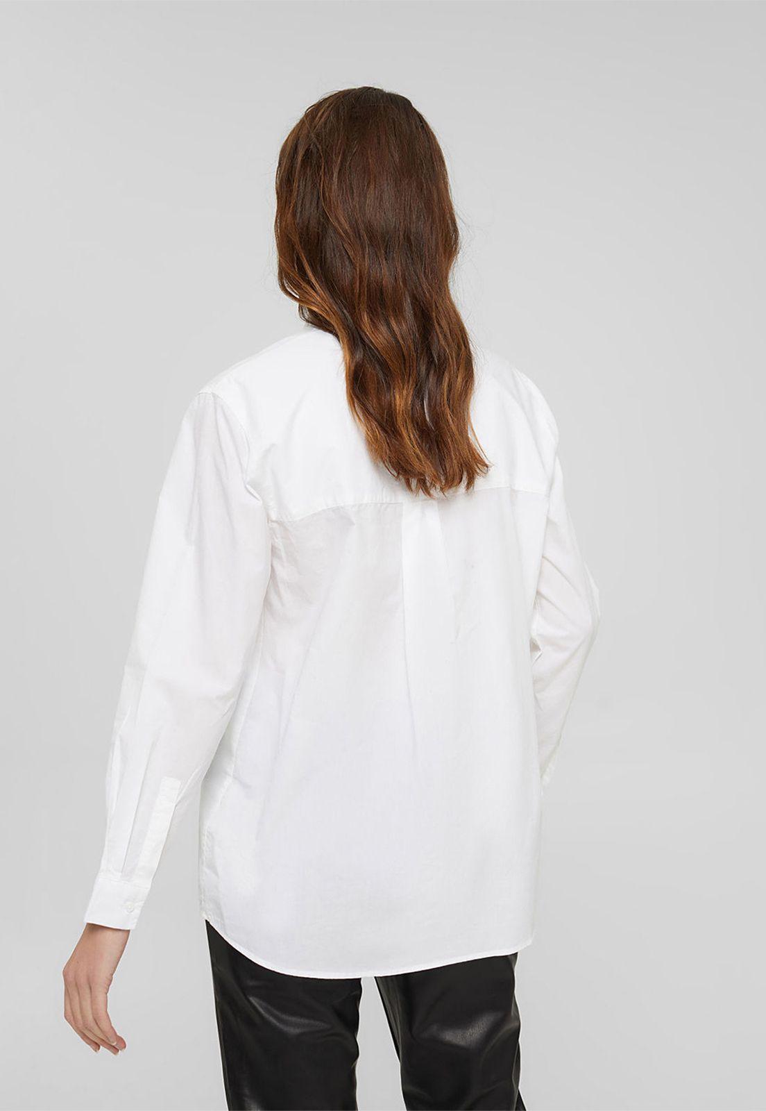 Blusa camisera lisa Esprit-1