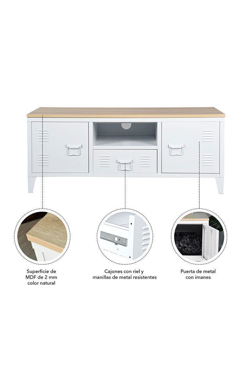 Rack TV Modular Blanco-4