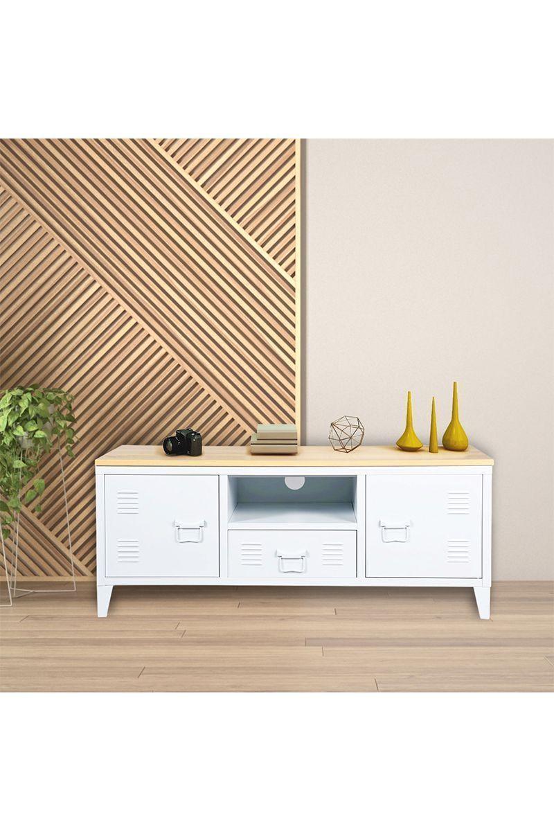 Rack TV Modular Blanco-5