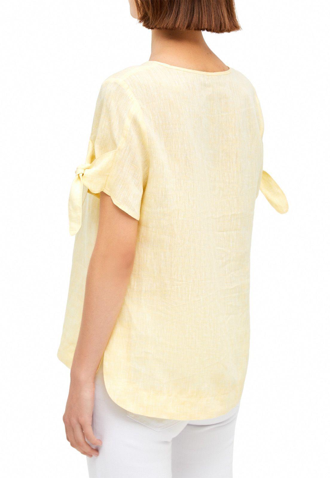 Blusa .Grace. Amarillo Canadienne-1