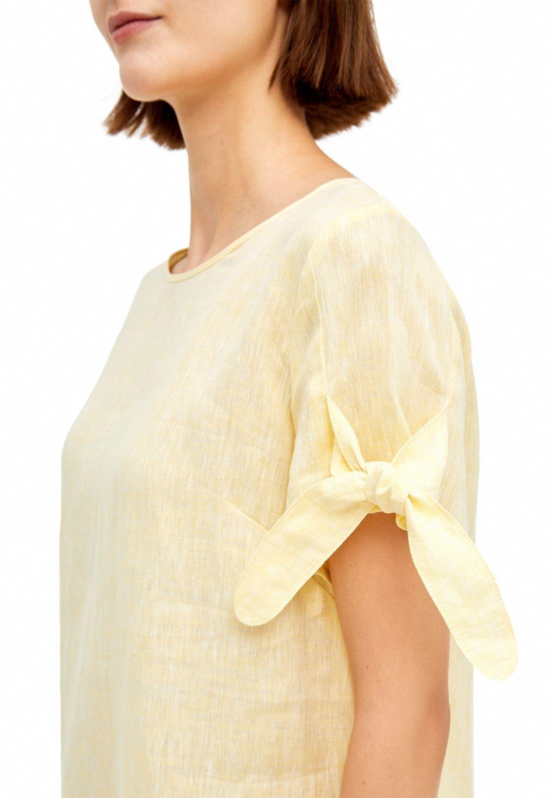 Blusa .Grace. Amarillo Canadienne-3