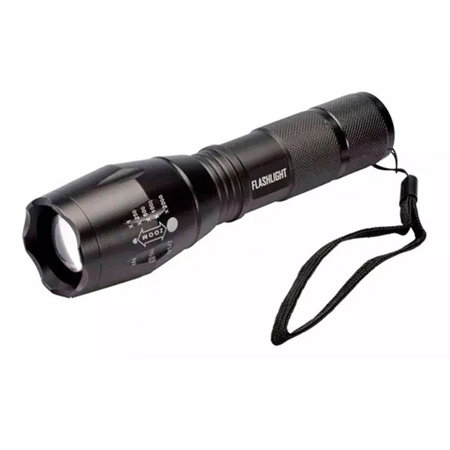 Linterna Tactica Recargable Zoom T6 6000 Lm-0
