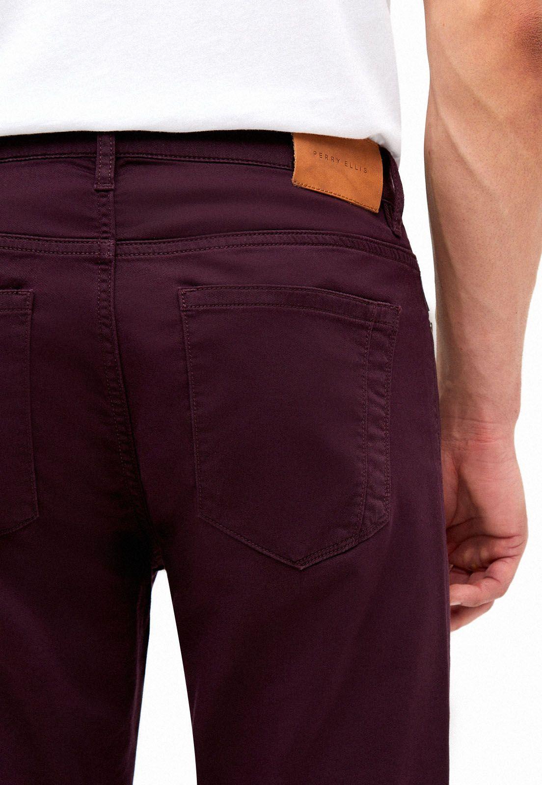 Pantalón burdeo 5 bolsillos-2