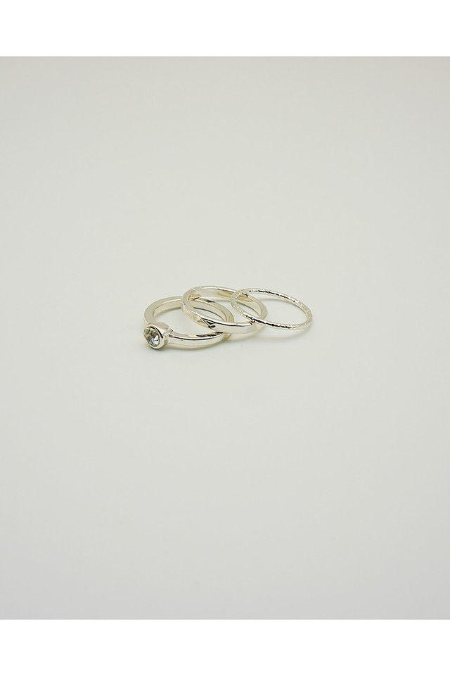Anillo Set Plateados Princess Id-0