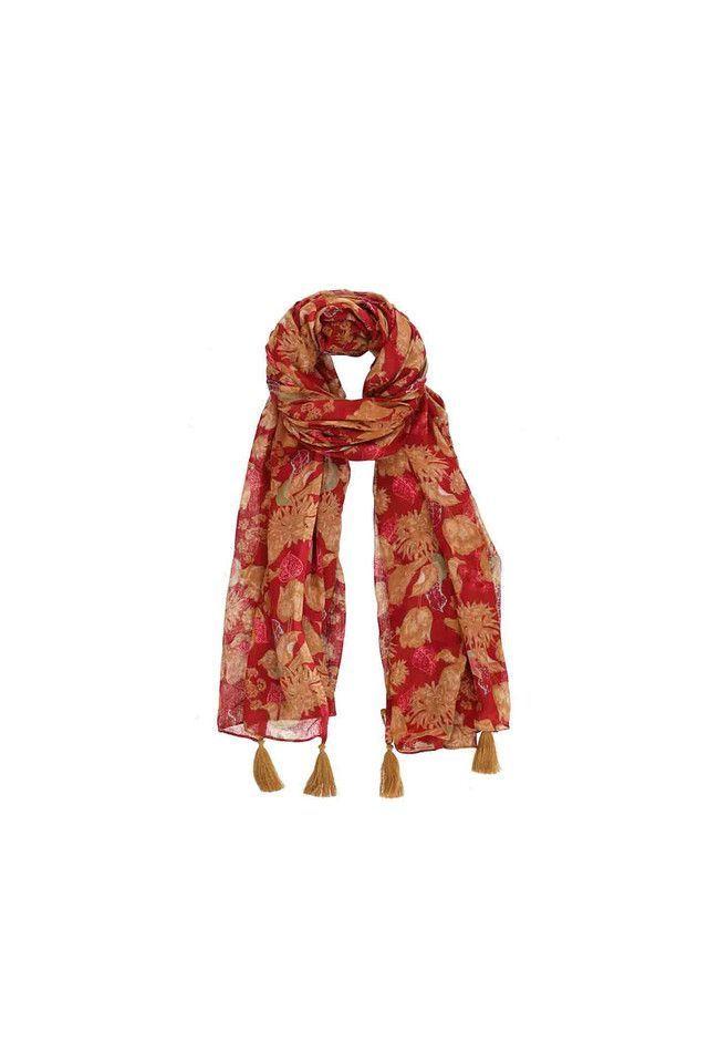 Pañuelo Estampado Birds Rojo ID-0