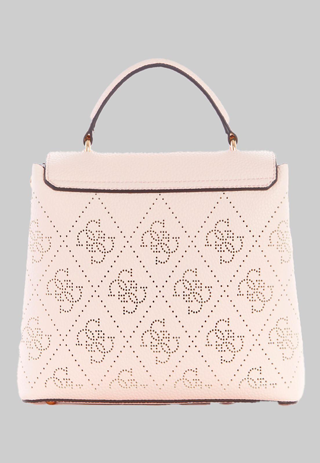 Cartera Amara Top Handle Flap Dpd Rosado Guess-2