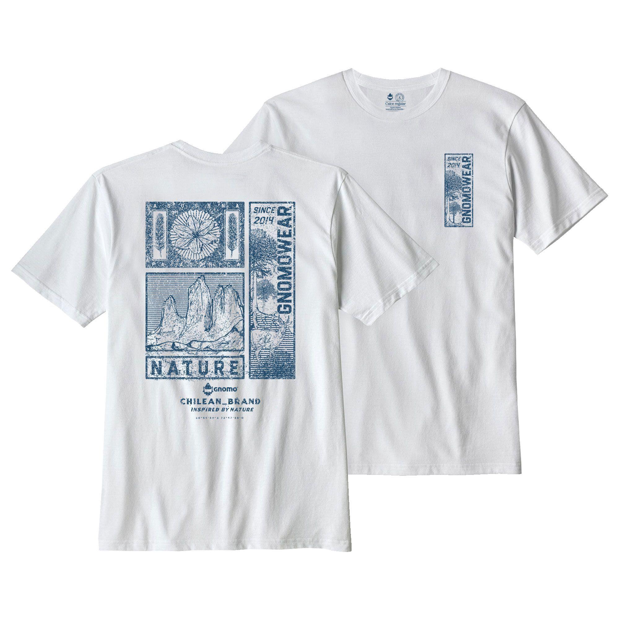 Polera Eco M-5 Hombre White Gnomo-0