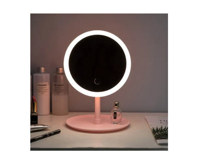 Espejo Con Luz Led Para Maquillaje Plegable-1