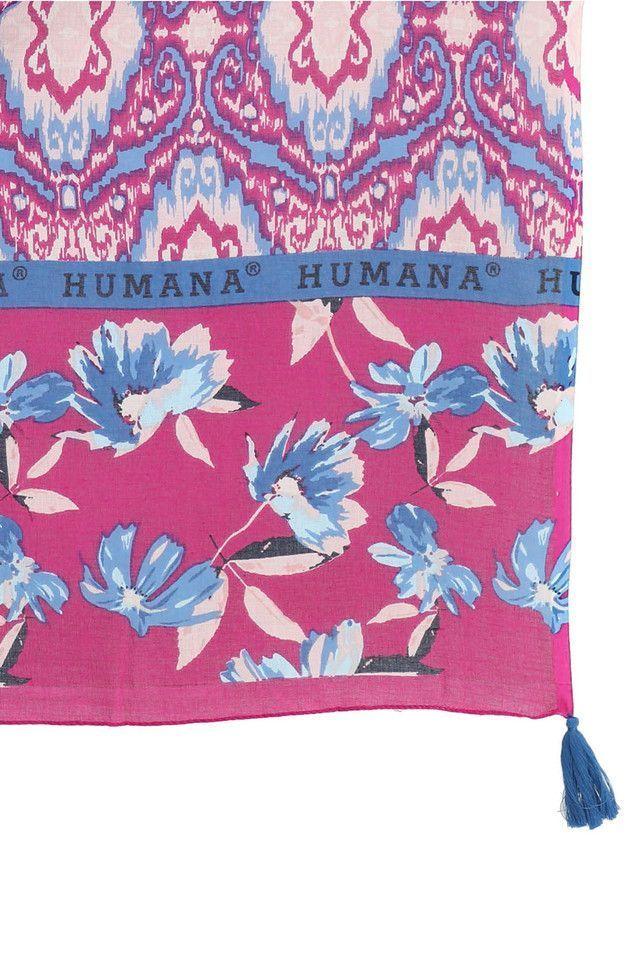 Pañuelo Estampado Boho Fucsia Humana-1
