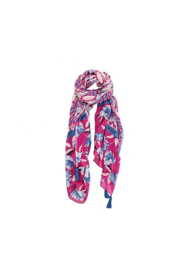 Pañuelo Estampado Boho Fucsia Humana-0