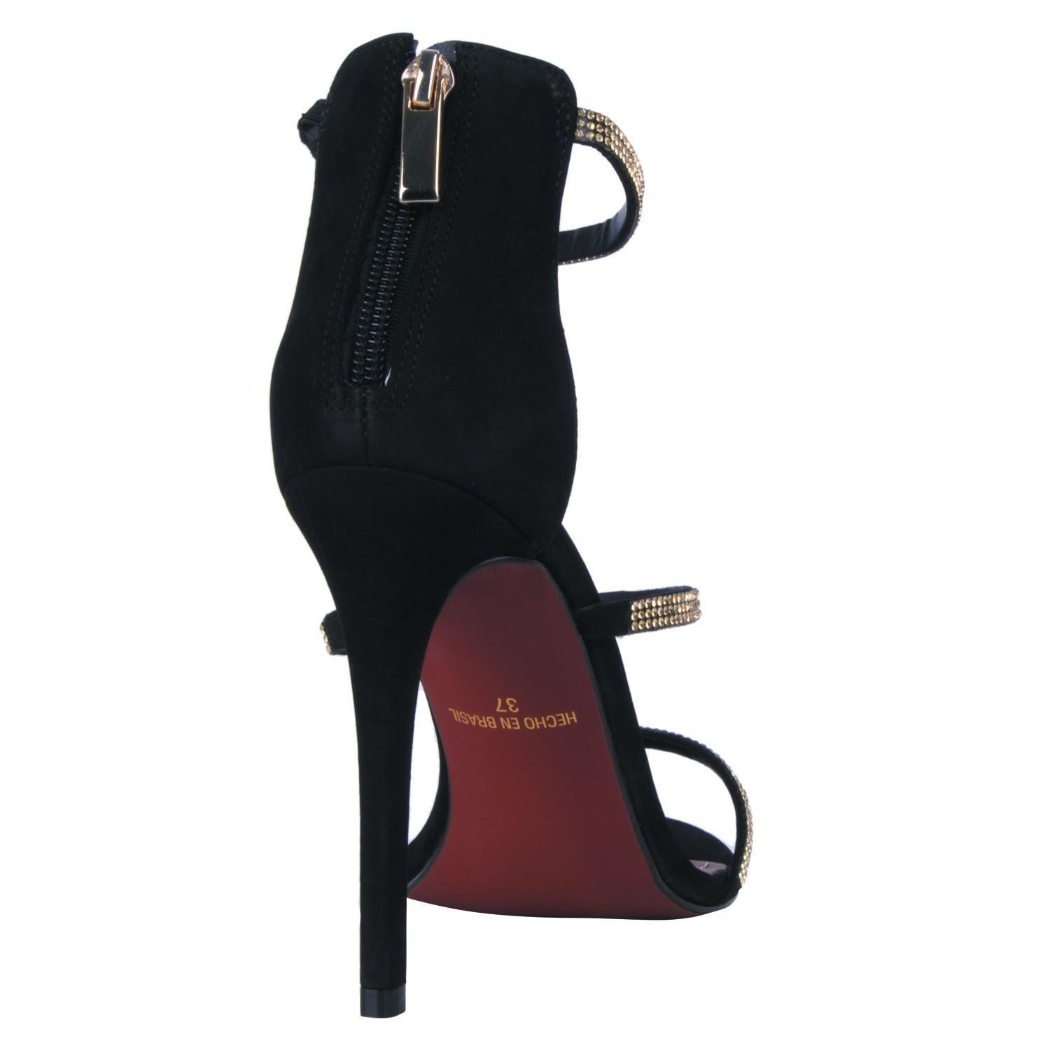 Sandalia Vestir Mingo Mujer Negro - S507-2