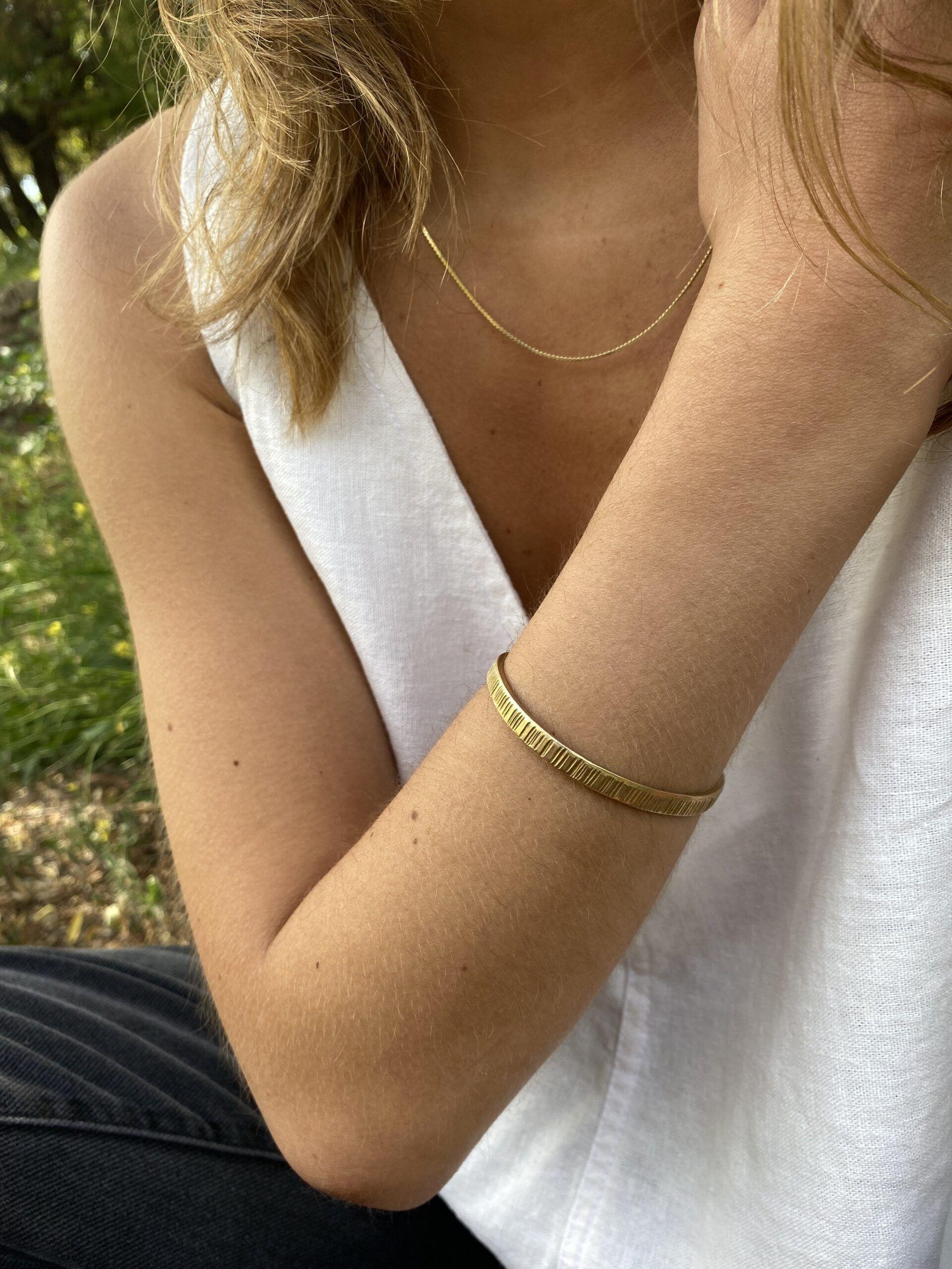 Pulsera Esclava Bronce Teresa-3