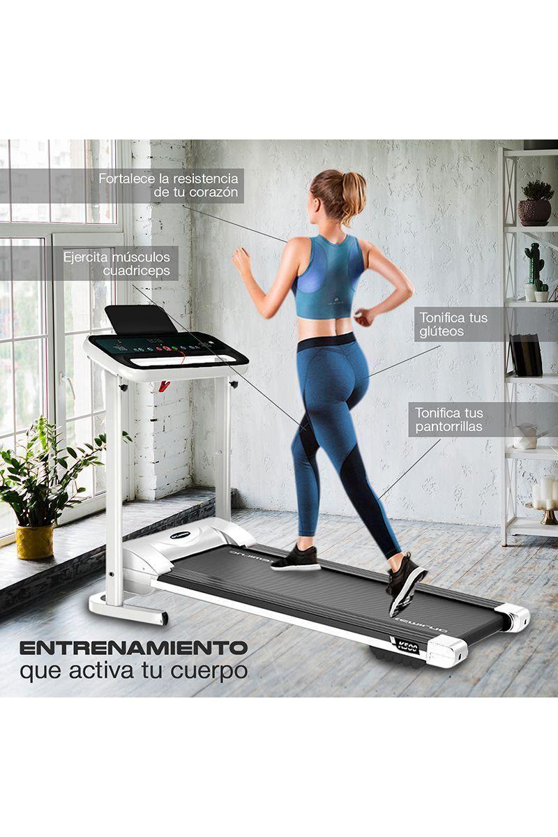 Pack Trotadora Kemilng K500 + Spinning Go Fitness Blanco-5