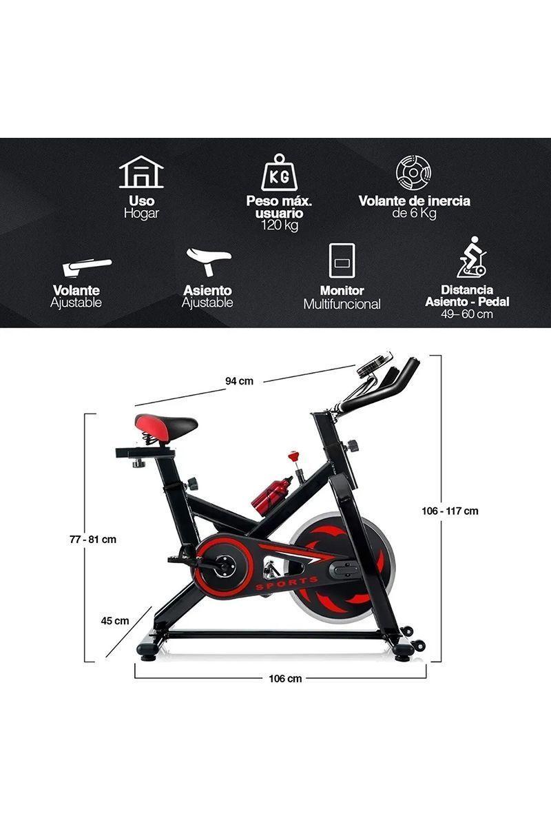 Pack Trotadora Kemilng K500 + Spinning Go Fitness Blanco-2