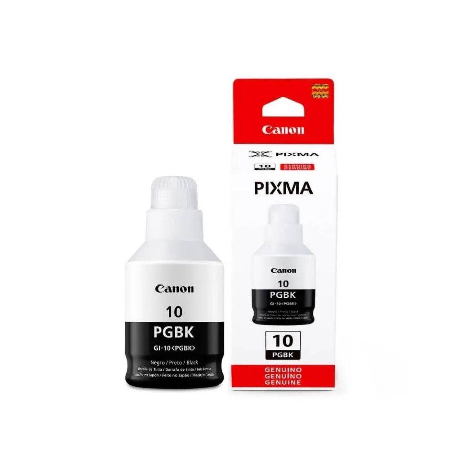 Botella De Tinta Canon Gi-10 Pixma Color Negro-1