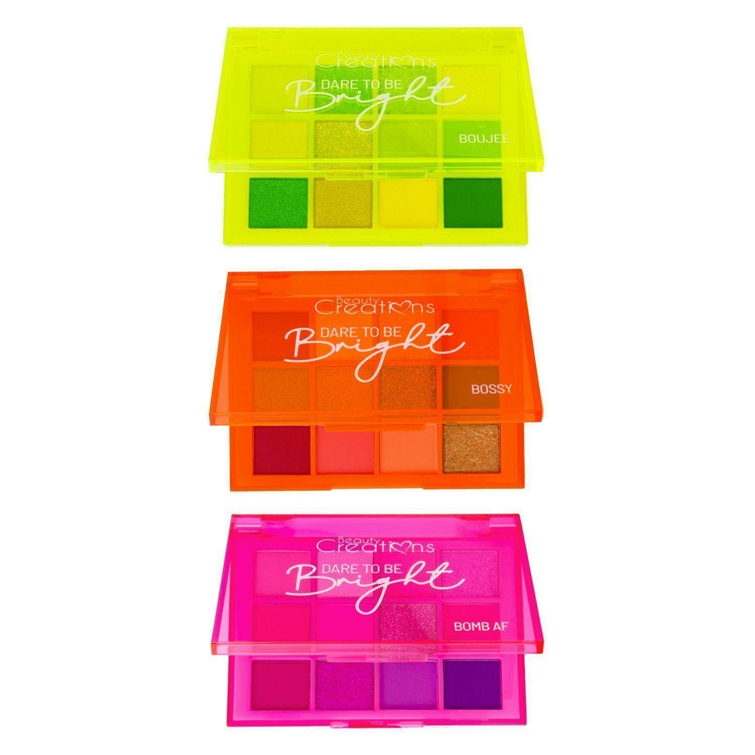 Pack Paleta de Sombras Colección “Dare To Be Bright” Neón de Beauty Creations-0
