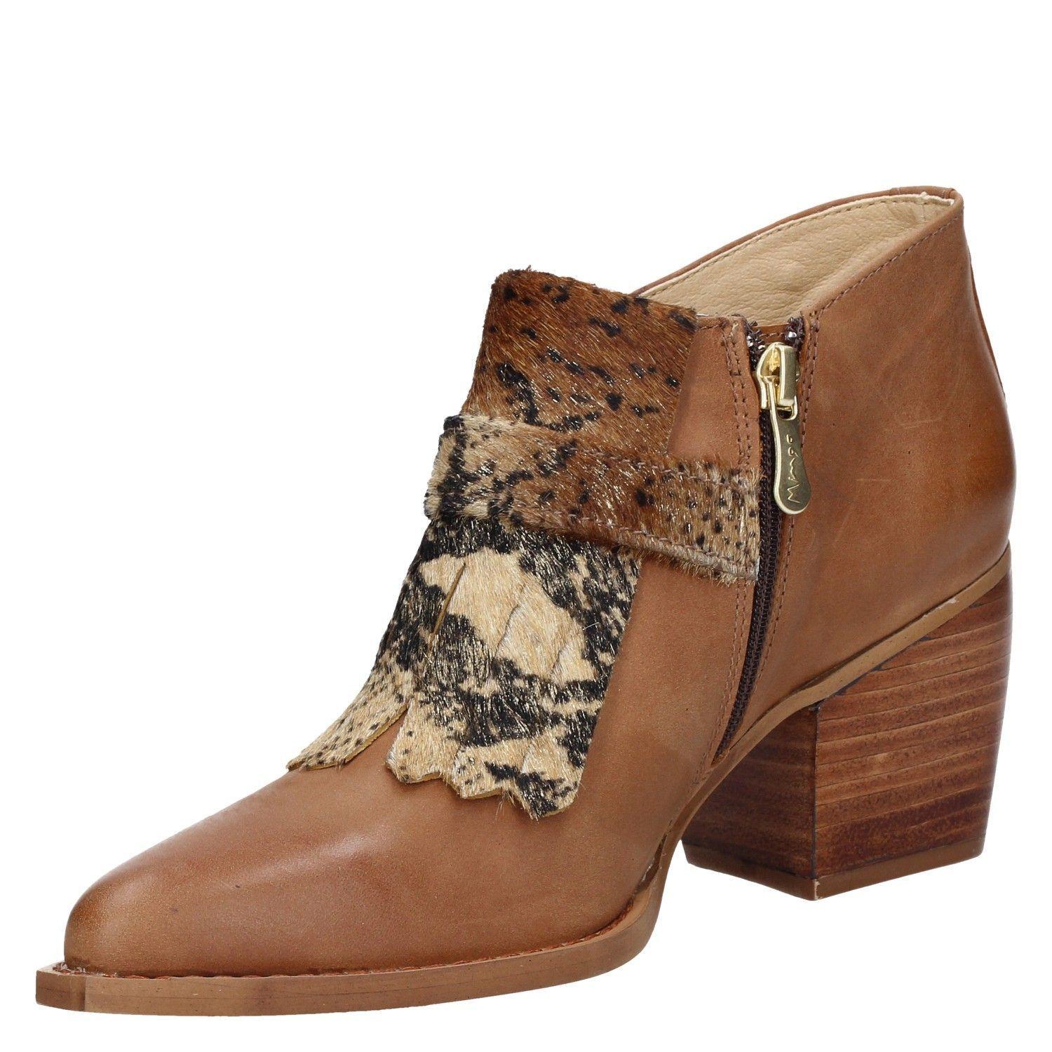 Botin Casual Mujer Mingo - W910 Marrón claro-1