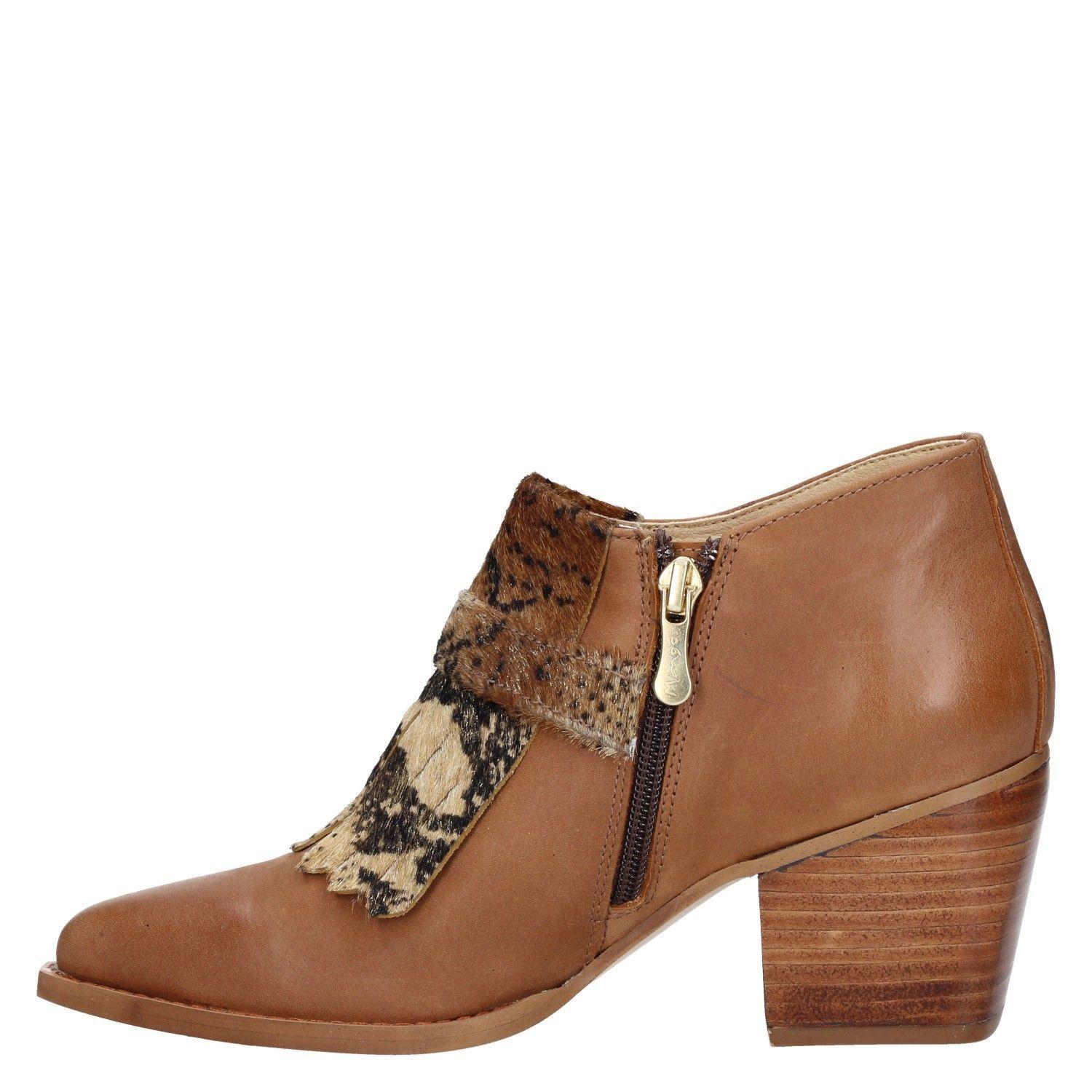 Botin Casual Mujer Mingo - W910 Marrón claro-4