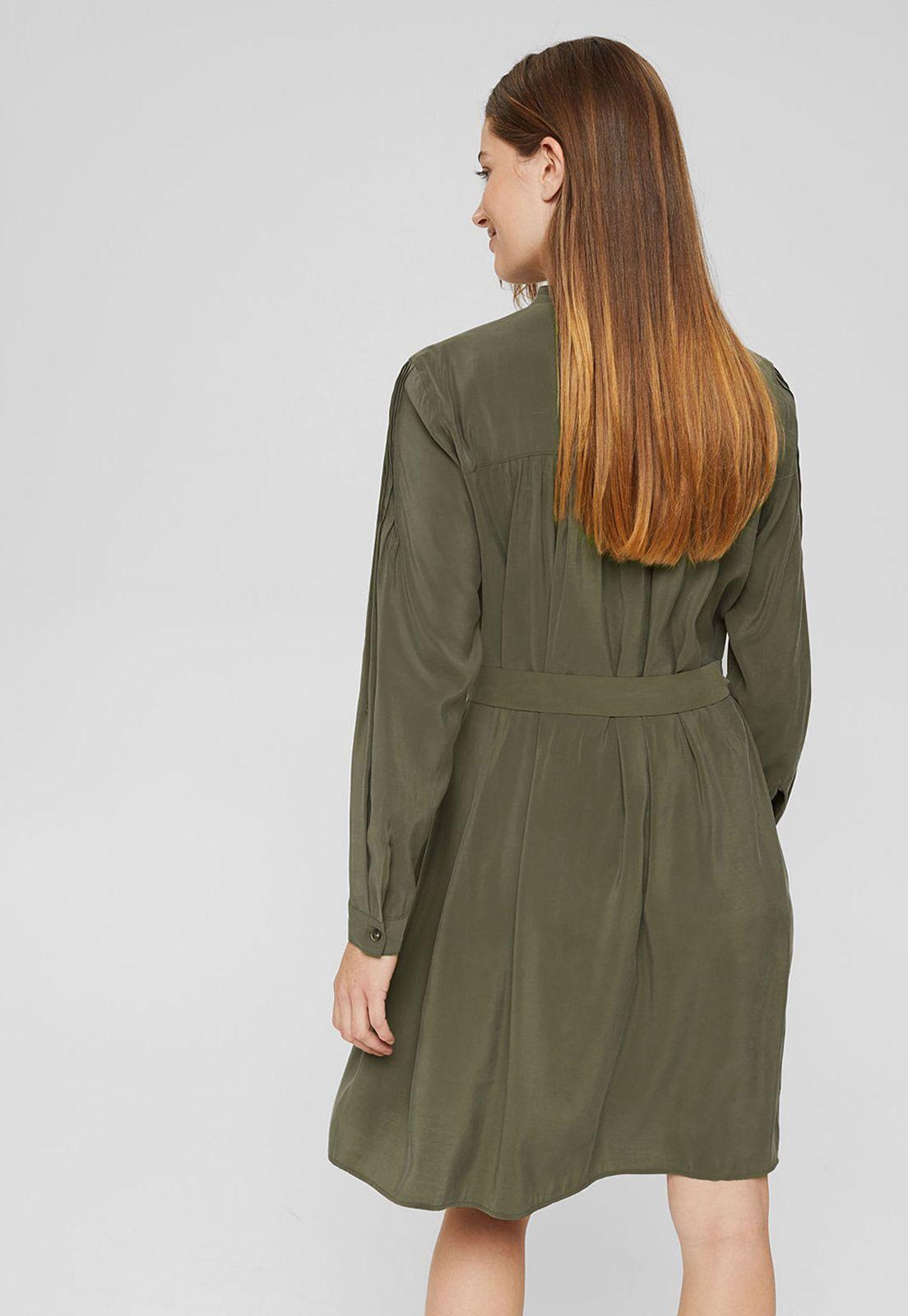 Vestido Camisero Con Lenzing™ Ecovero™ Esprit-1