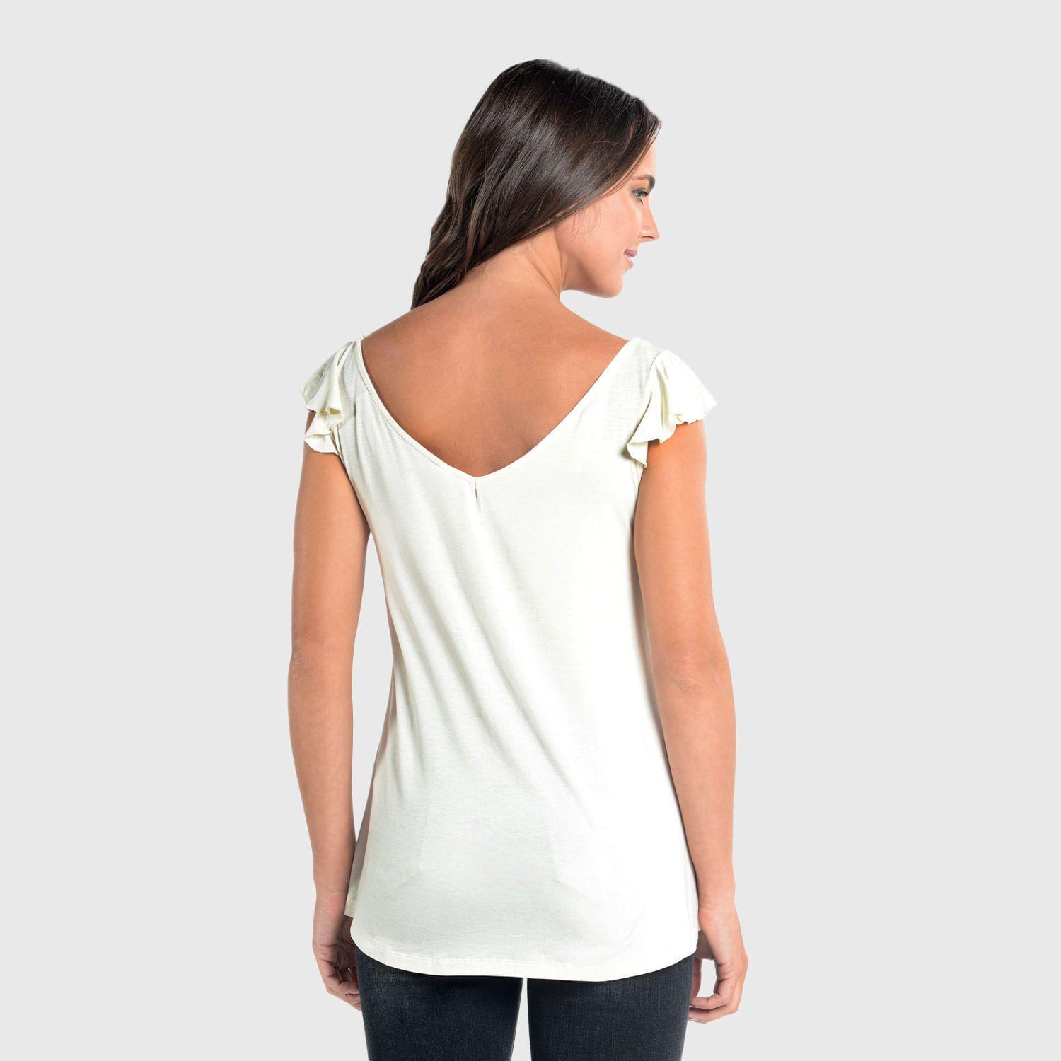POLERA MANGA CORTA CAFFARENA BLANCA-2