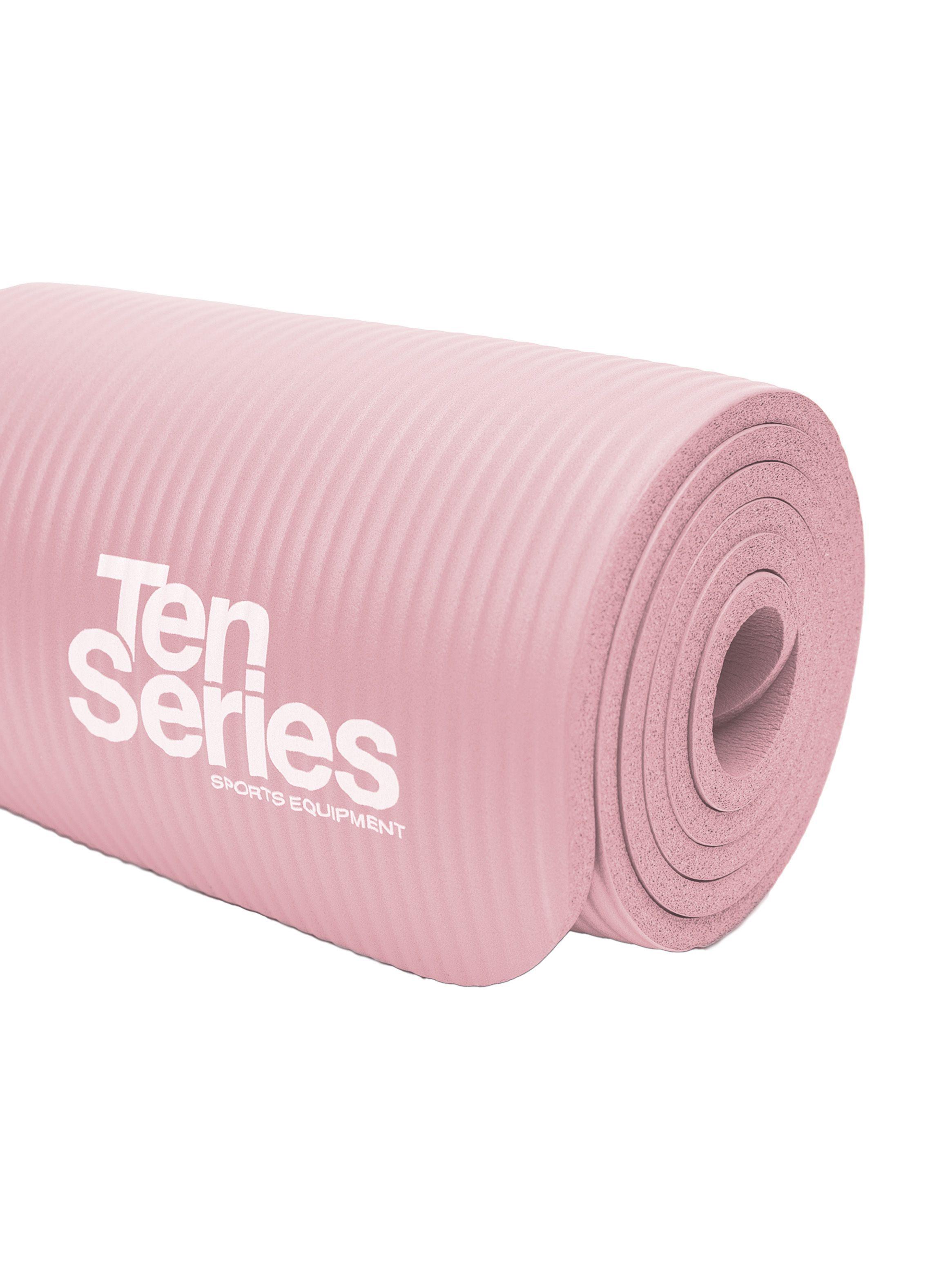 Mat De Yoga y Entrenamiento Rosa Ten series-0