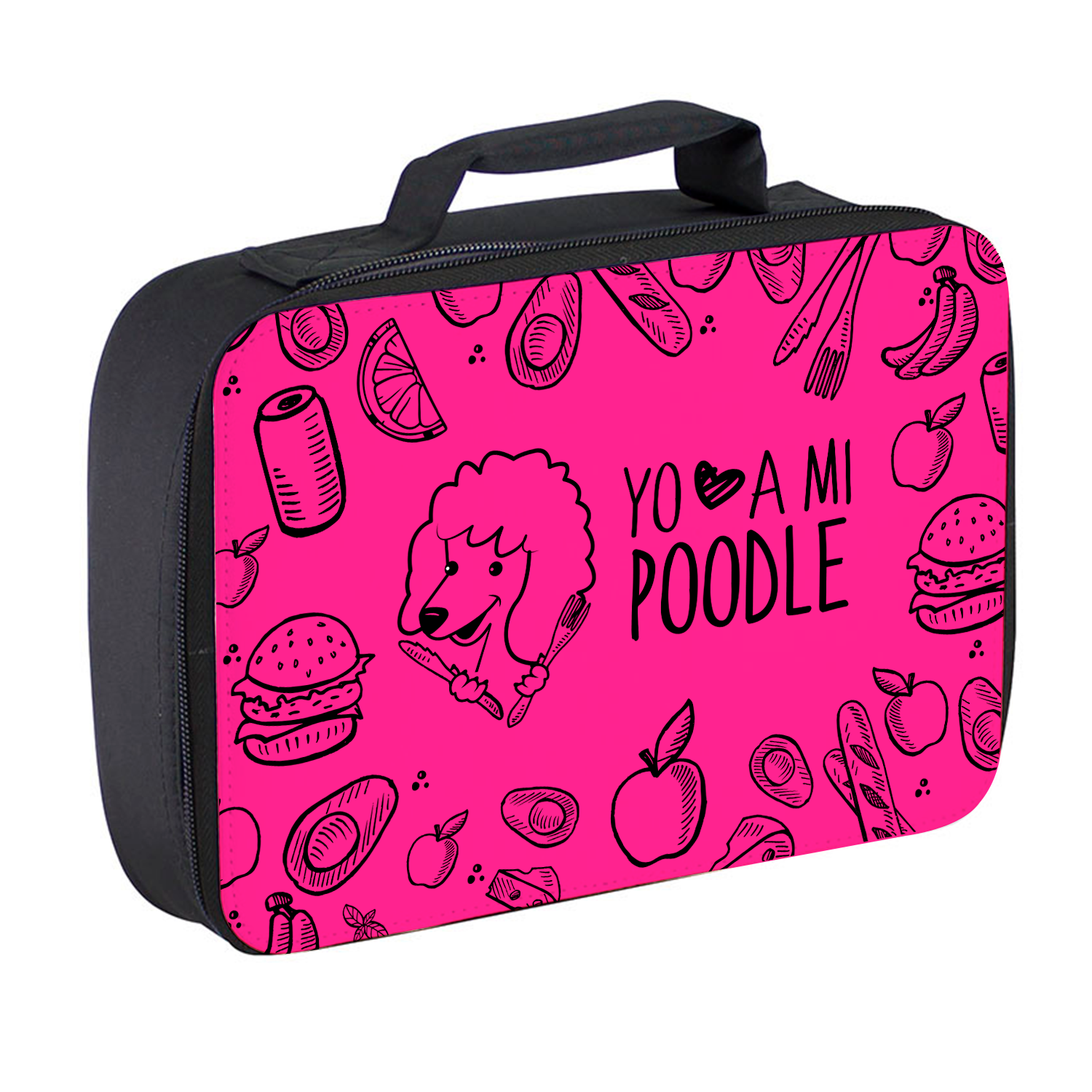 Lonchera - Poodle celeste-2