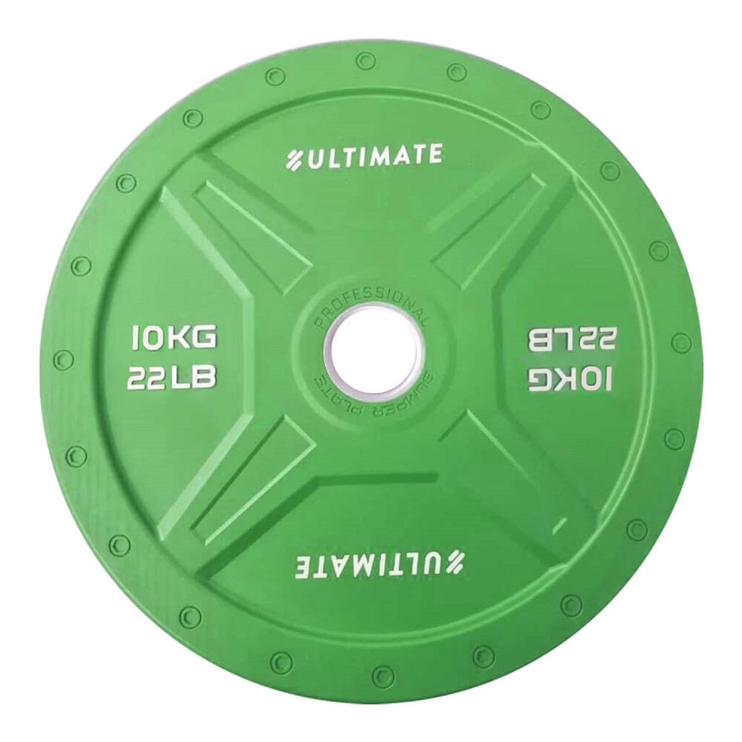 Pack 100KG Discos Olímpicos Bumper Elite Hex-2