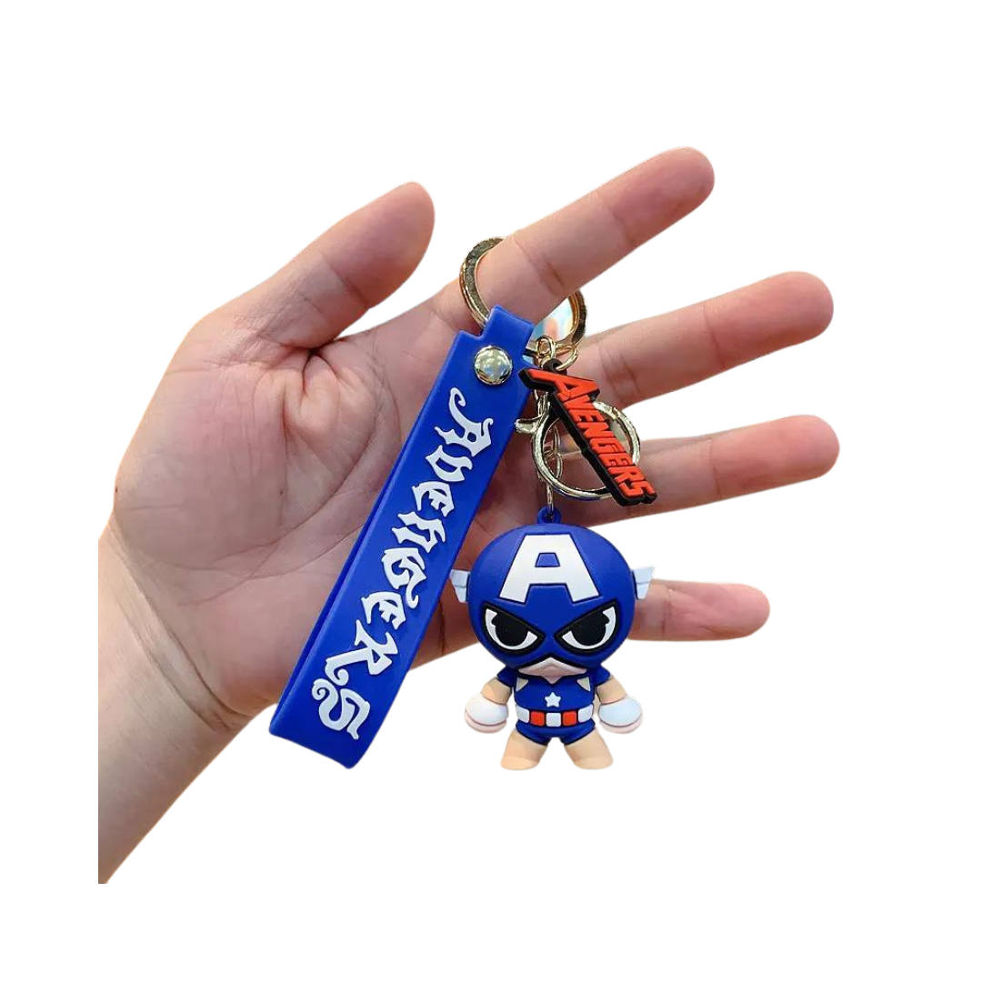 Llaveros De Super Heroes Diseños Variados Colgables Mixtos-0