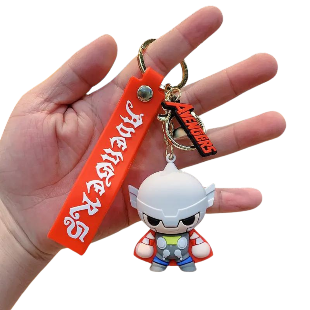 Llaveros De Super Heroes Diseños Variados Colgables Mixtos-5