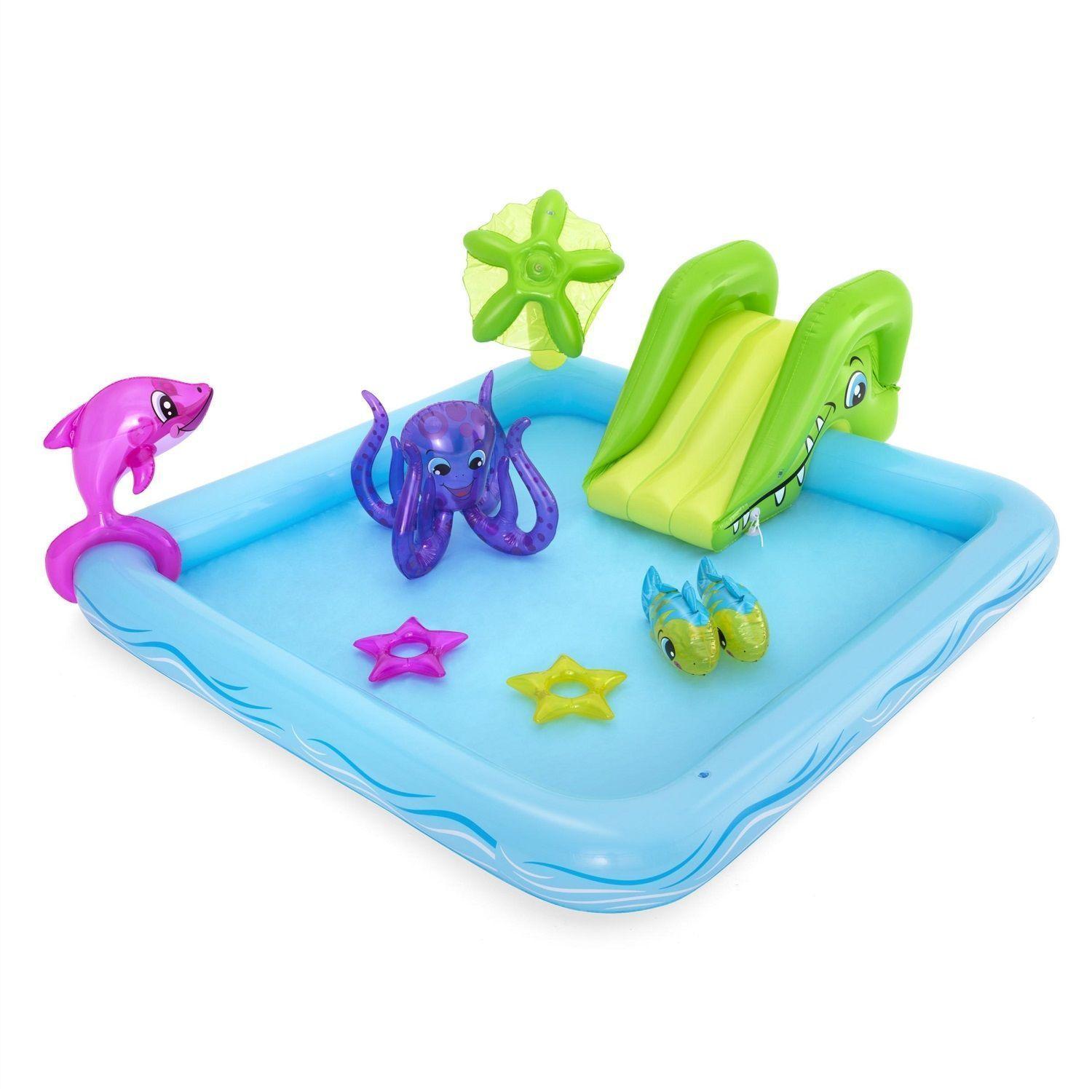 Piscina Aquarium Fantastic 239 x 206 x 86 cm-0