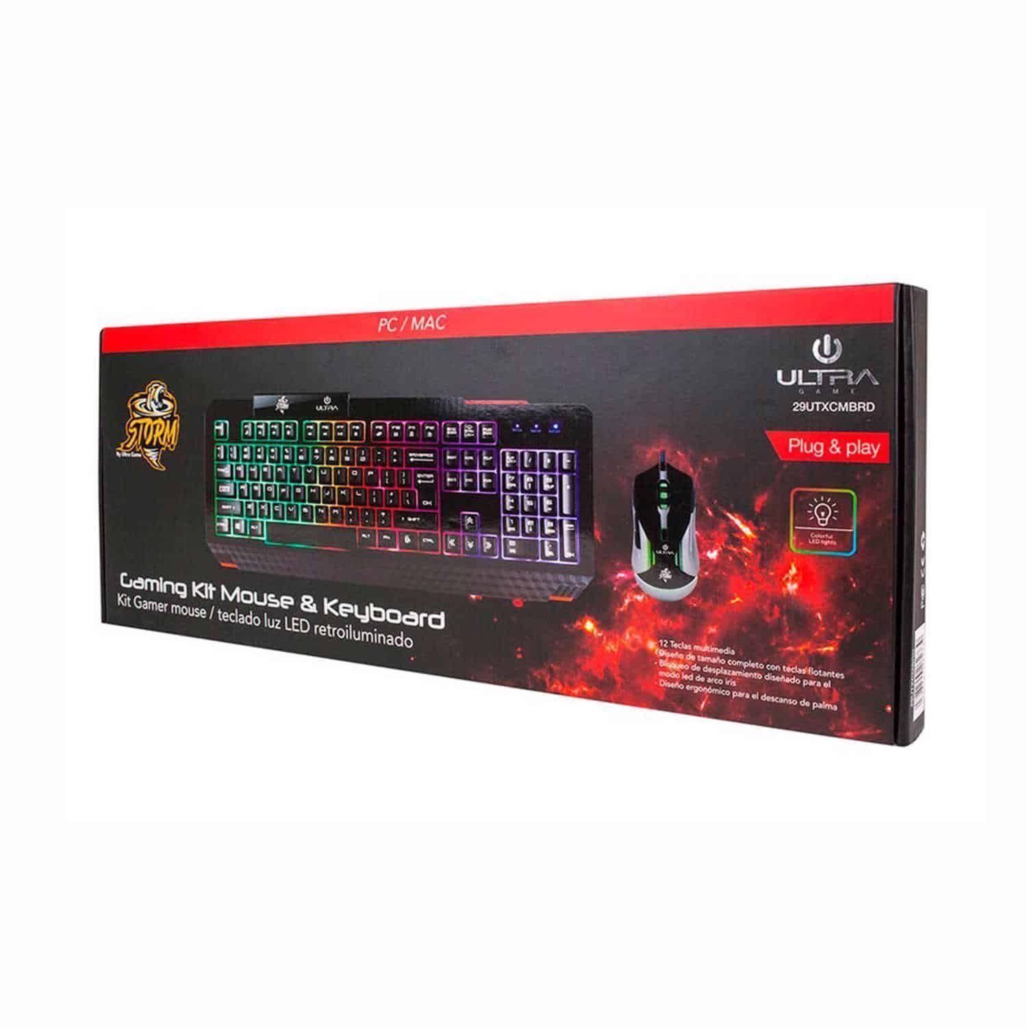 Kit gamer: Combo Teclado + Mouse Gamer Ultra Technology-2