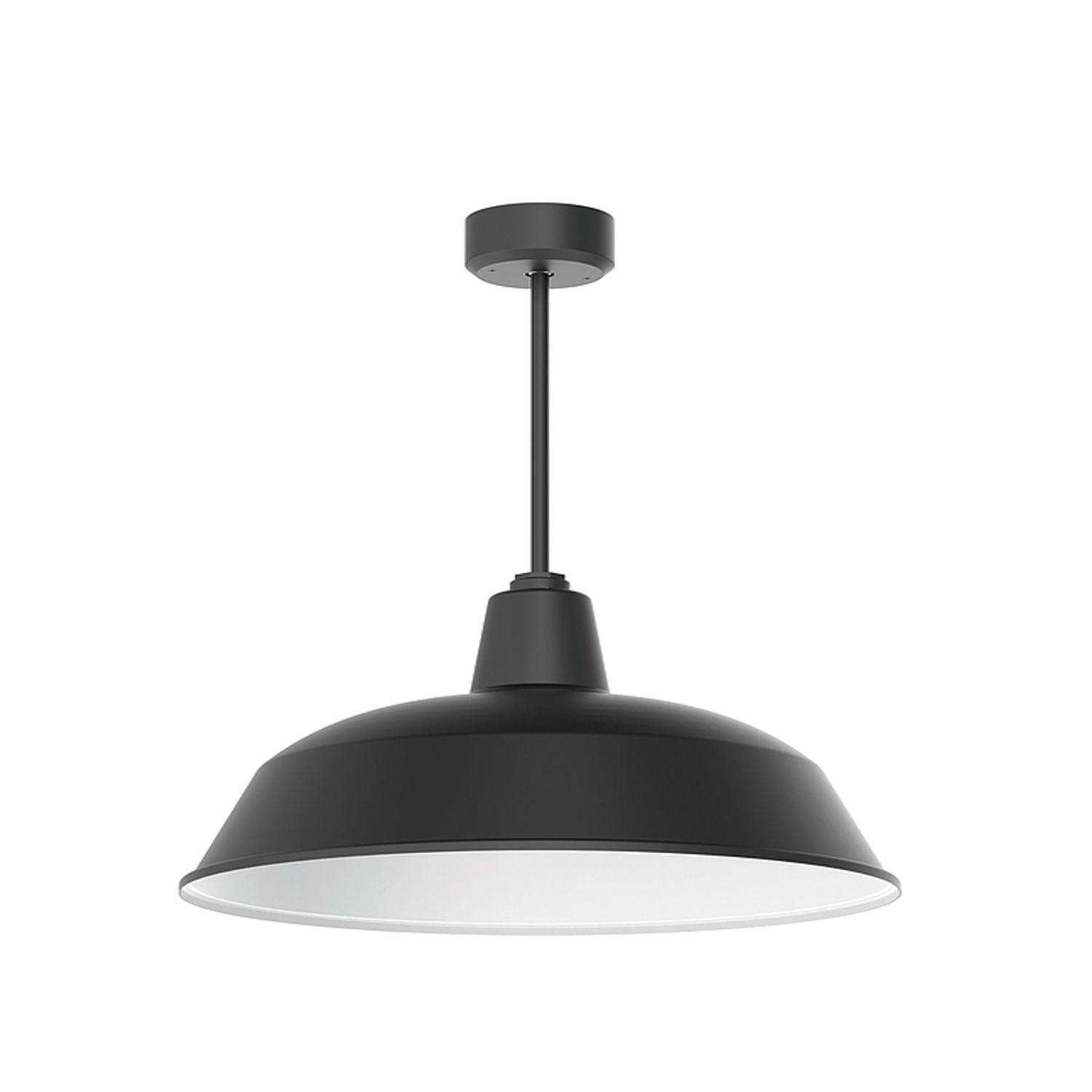 Lámpara Colgante Diseño Moderno Negro E-27-2