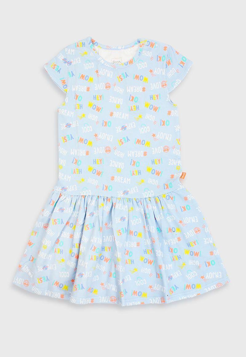 Vestido kids niña estampado day to day-0