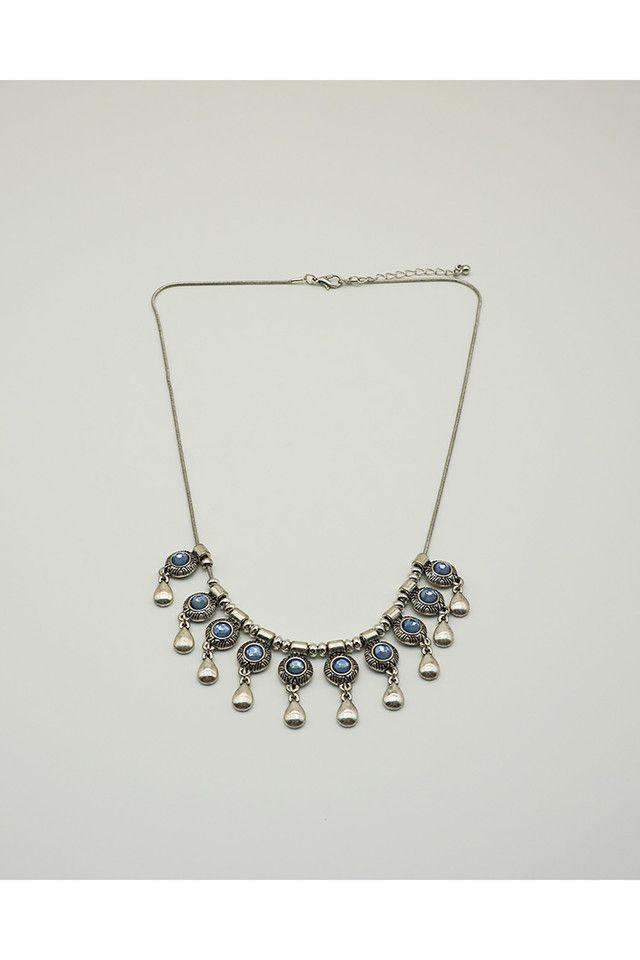 Collar Corto Plateado Casis ID-0