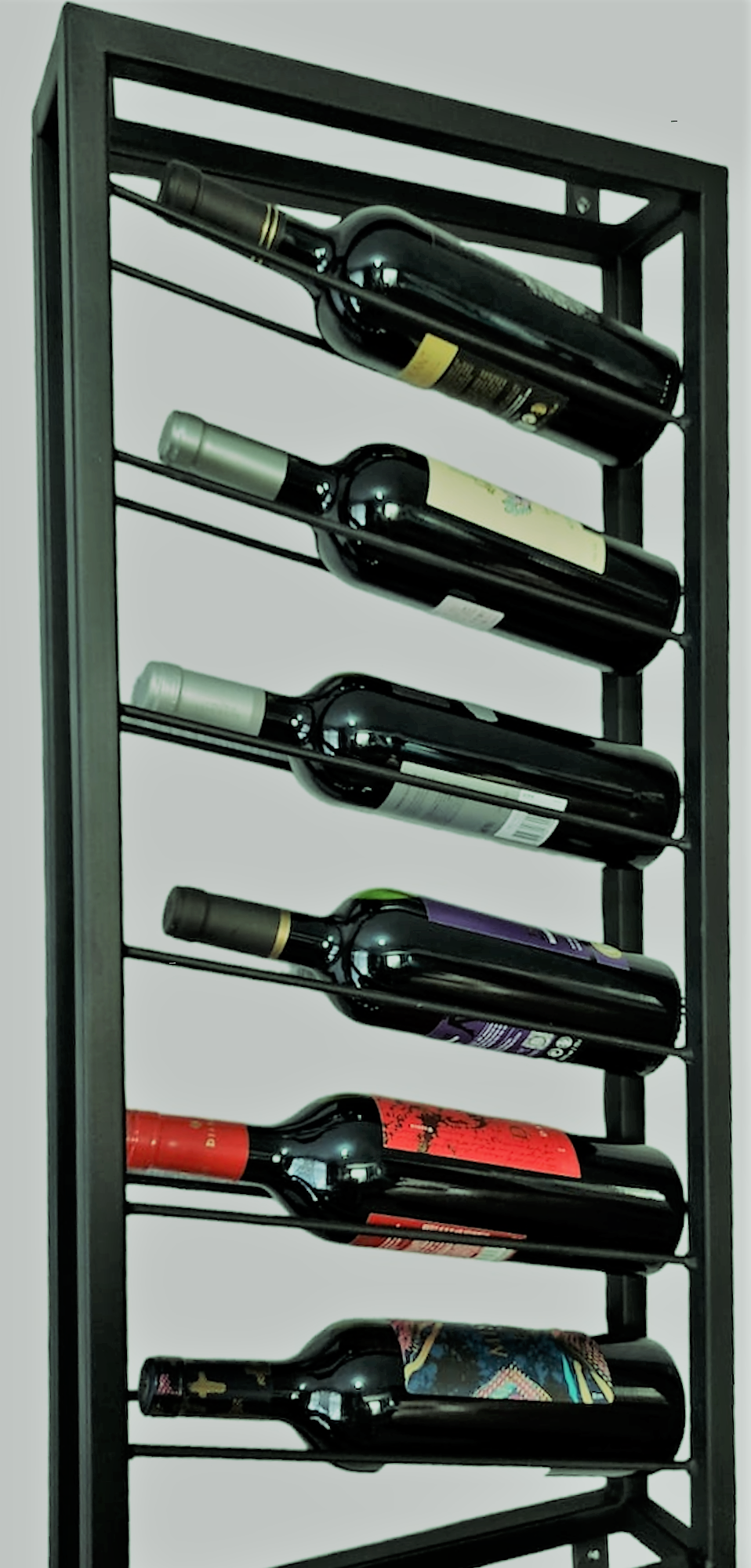 Cava Vertical De Fierro Con Capacidad para 6 Botellas-2