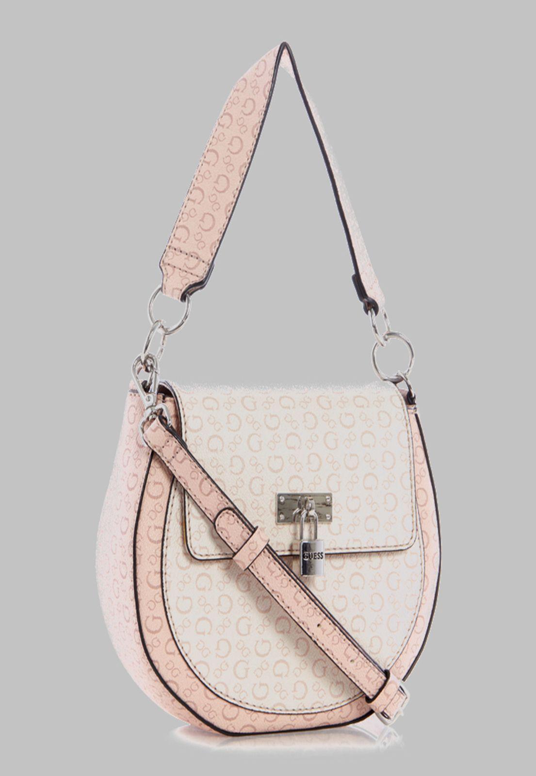 Cartera G Factory Elkhart Crossbody Flap Bsm Crema-1