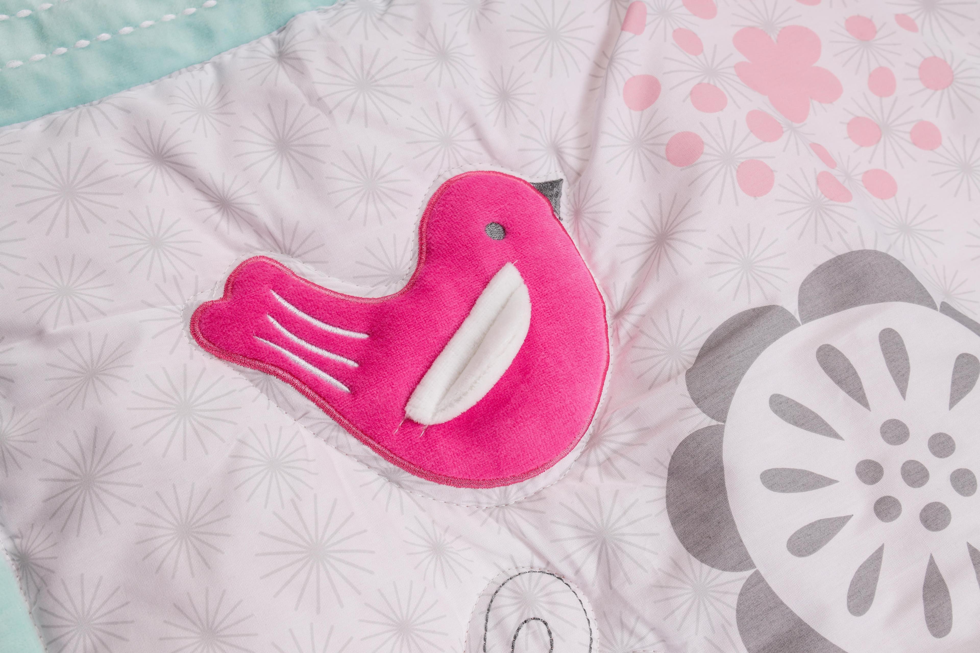 SET ROPA DE CUNA 100% ALGODÓN SWEET BIRDS 5 PIEZAS-2