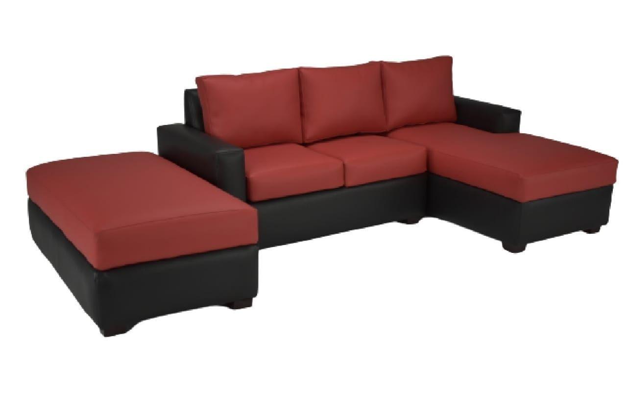 Sofá Seccional 3 Cuerpos + pouf-3